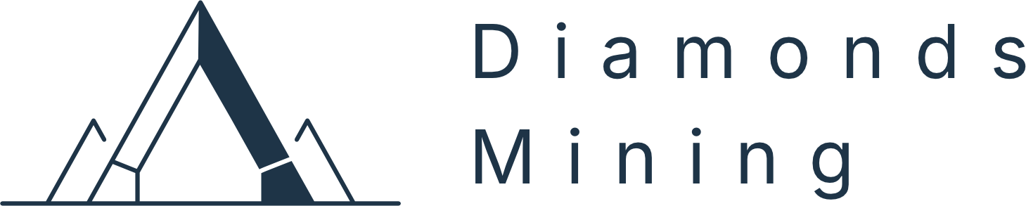 Diamonds Mining Logo